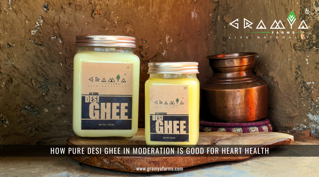 How Pure Desi Ghee in Moderation is Good for Heart Health